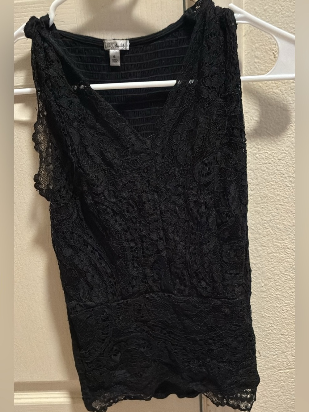 BKE Black Lace Camisole Tank